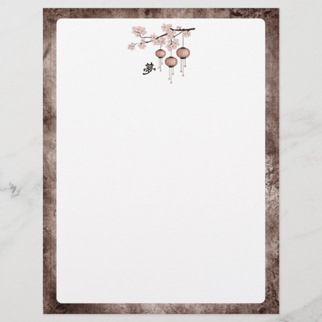 Blossom pink lanterns "Dream" (Front)