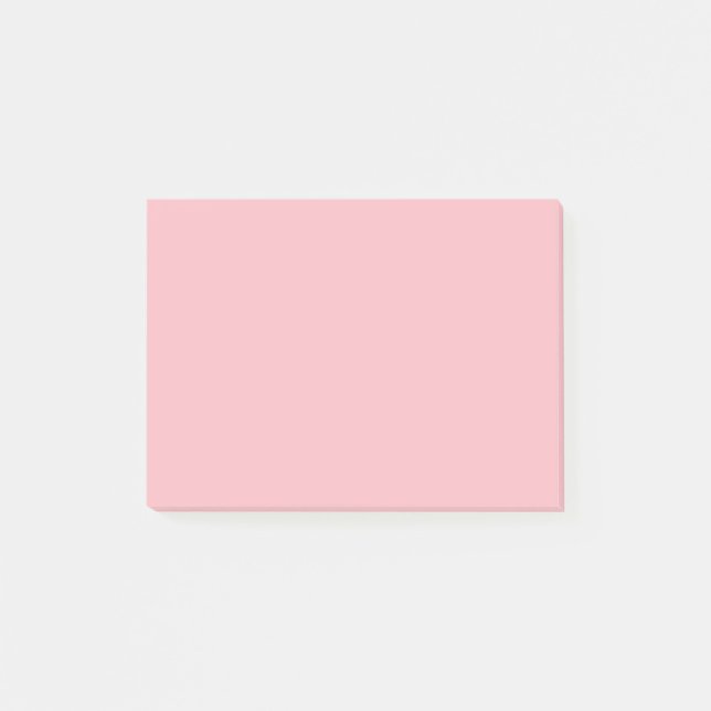 Blossom Pink Solid Colour Post-it Notes (Front)