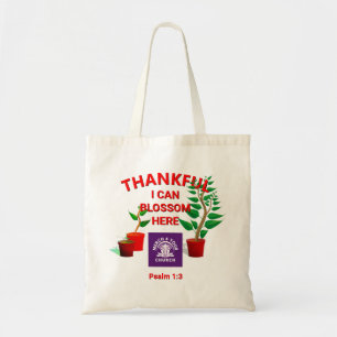 Blossom Planted Here Christian Church ADD LOGO Tote Bag