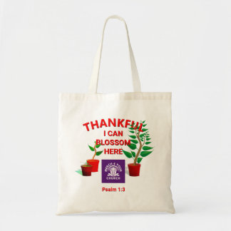 Blossom Planted Here Christian Church ADD LOGO Tote Bag