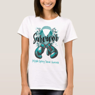 Blossom Polycystic Kidney Disease Warrior Survivor T-Shirt