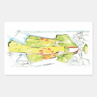 Blossom Rectangular Sticker