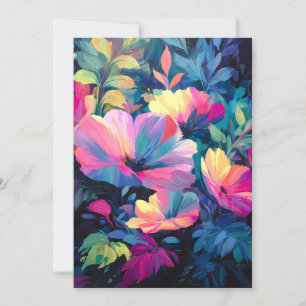 Blossom Rush Spring Floral Garden Holiday Card