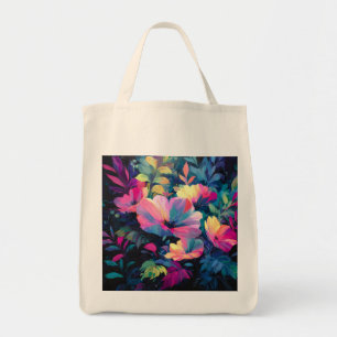 Blossom Rush Spring Floral Garden Tote Bag