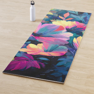 Blossom Rush Spring Floral Garden  Yoga Mat
