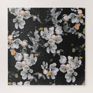 Blossom Seamless Floral Vintage Pattern Jigsaw Puzzle