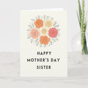 Blossom Sister Mothers Card