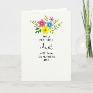 Blossom Sky Blue Mothers Card