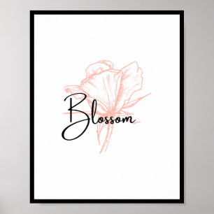 Blossom Spring Flower Floral Bloom Floral Art Poster