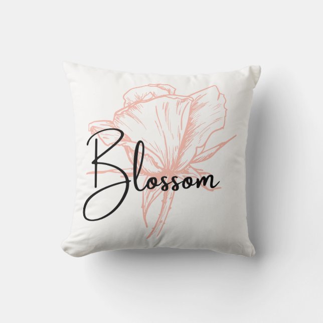 Blossom Spring Flower Floral Spring Bloom Cushion (Front)