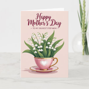 Blossom Step Mum Dedication Card