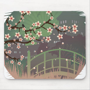 Blossom Sundown Mouse Pad