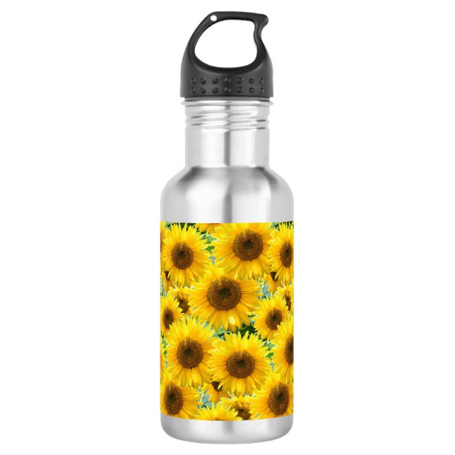 Blossom Sunflowers 710 Ml Water Bottle (Front)