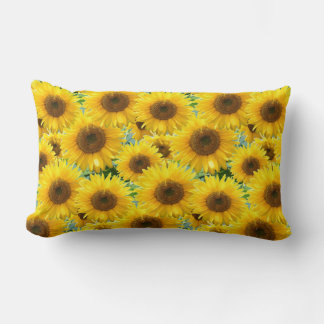 Blossom Sunflowers Lumbar Cushion
