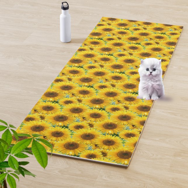 Blossom Sunflowers Yoga Mat (Creator Uploaded)