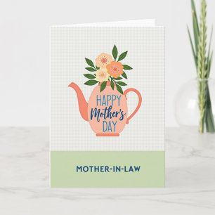 Blossom Teapot Mothers Day Card