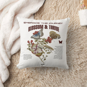 Blossom & Thrive: for Healing Journey Cushion