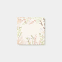 Blossom Watercolor Post-it Notes