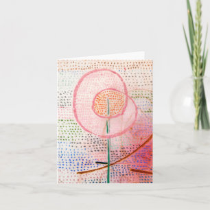 Blossoming 1934 Painting By Paul Klee Card