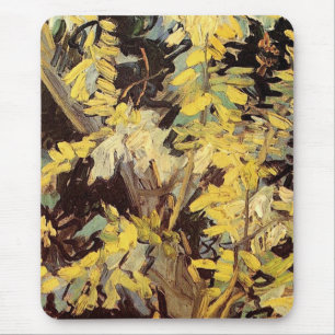 Blossoming Acacia Branches Vincent van Gogh. Mouse Pad
