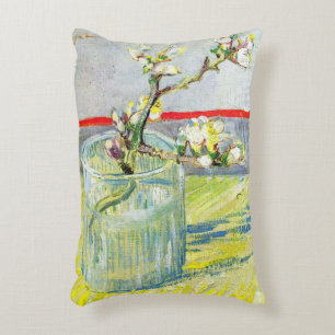 Blossoming Almond Branch by Vincent van Gogh Decorative Cushion