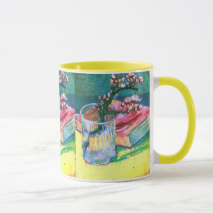 Blossoming Almond Branch Glass Book Van Gogh Fine Mug
