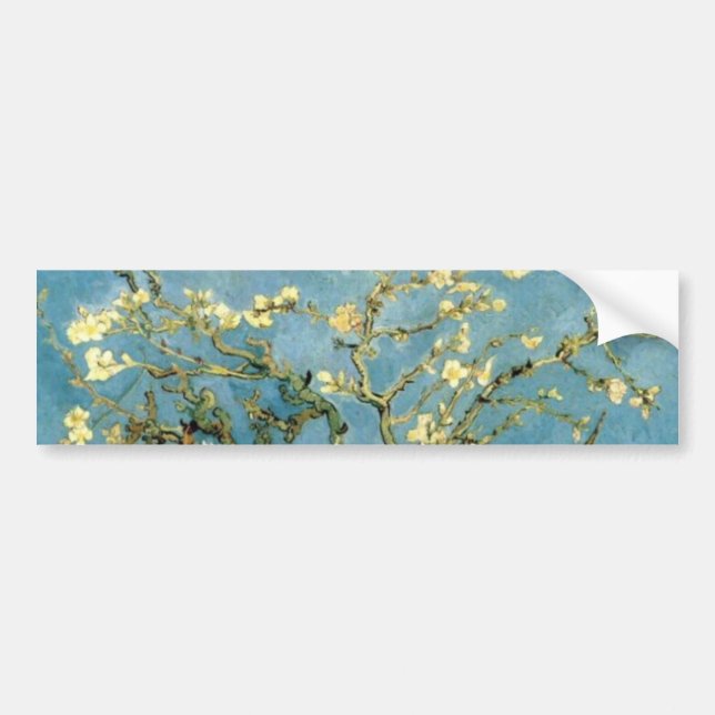 Blossoming Almond Tree by Van Gogh Bumper Sticker (Front)