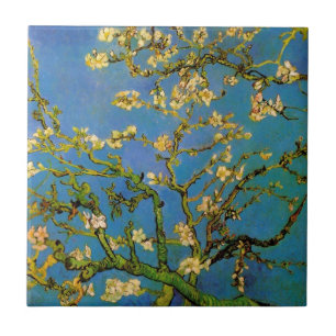 Blossoming Almond Tree by Van Gogh, Fine Art Ceramic Tile
