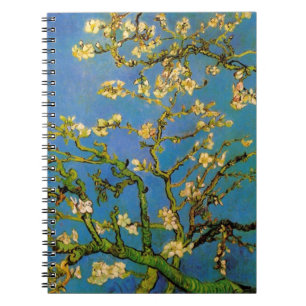 Blossoming Almond Tree by Van Gogh, Fine Art Notebook