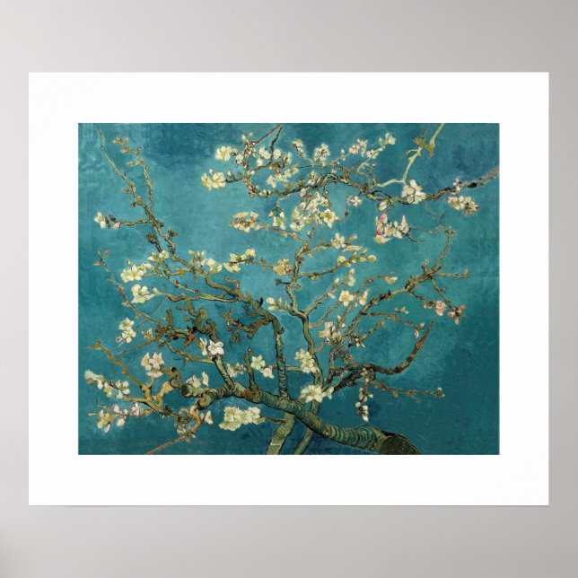 Blossoming Almond Tree by Van Gogh Poster (Front)