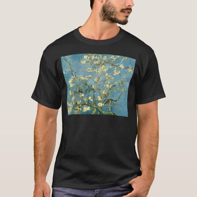 Blossoming Almond Tree by Van Gogh T-Shirt (Front)