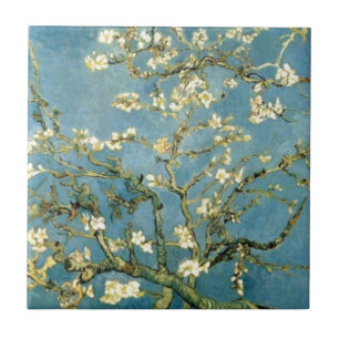 Blossoming Almond Tree by Van Gogh Tile