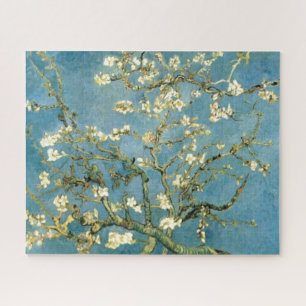 Blossoming Almond Tree by Van Gogh Vintage Art Jigsaw Puzzle