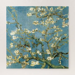 Blossoming Almond Tree by Van Gogh Vintage Art Jigsaw Puzzle