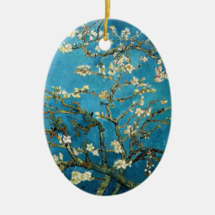 Blossoming Almond Tree by Vincent van Gogh. Ceramic Ornament