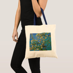 Blossoming Almond Tree by Vincent van Gogh Tote Bag