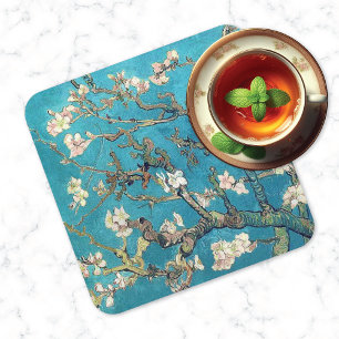 Blossoming Almond Tree Floral Vincent van Gogh Coaster