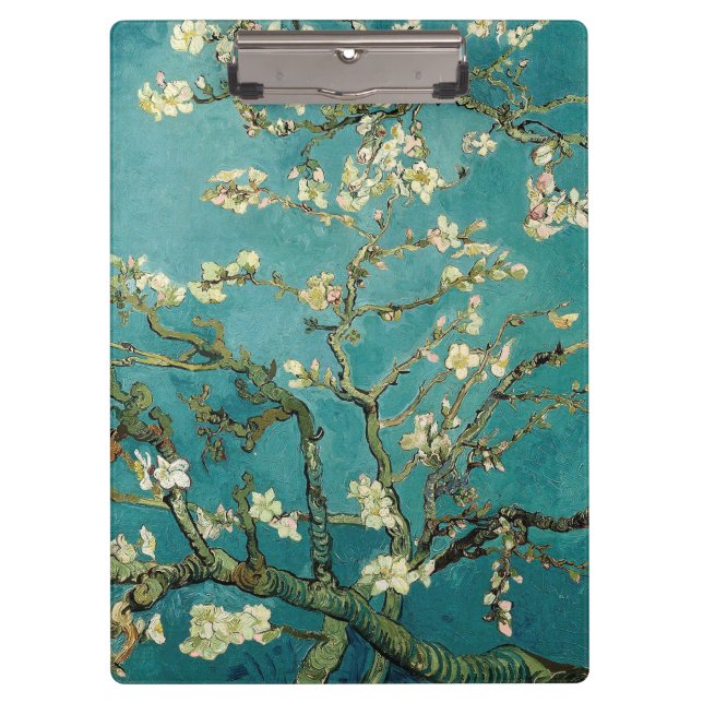 Blossoming Almond Tree Van Gogh Clipboard (Front)