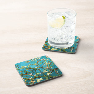 Blossoming Almond Tree Van Gogh Fine Art Coaster