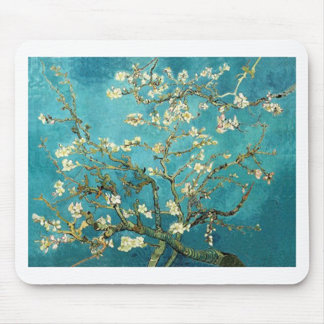 Blossoming Almond Tree - Vincent Van Gogh Mouse Pad (Front)