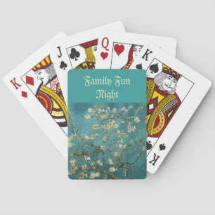 Blossoming Almond Tree, Vincent van Gogh. Playing Cards