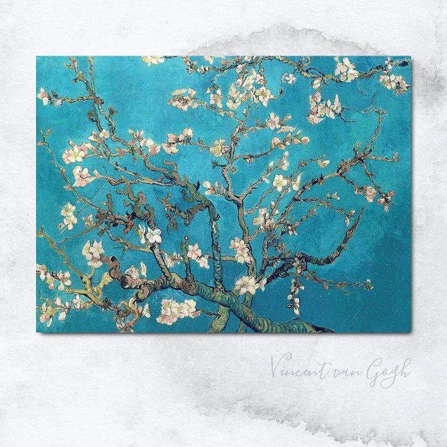 Blossoming Almond Tree Vincent van Gogh Postcard (Creator Uploaded)