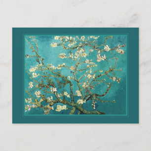 Blossoming Almond Tree Vintage Floral Van Gogh Postcard