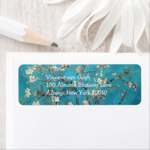 Blossoming Almond Van Gogh Return Address Return Address Label