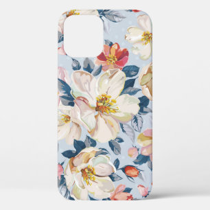 Blossoming apple tree, elegance pattern. iPhone 12 case
