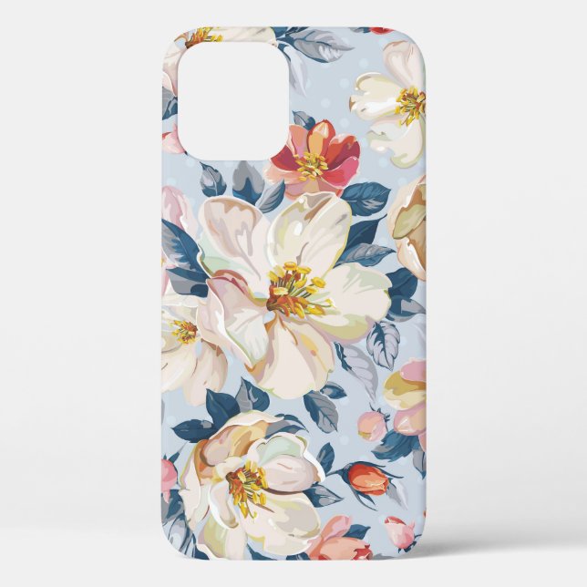 Blossoming apple tree, elegance pattern. Case-Mate iPhone case (Back)
