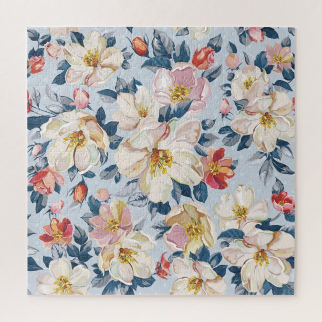 Blossoming apple tree, elegance pattern. jigsaw puzzle (Vertical)