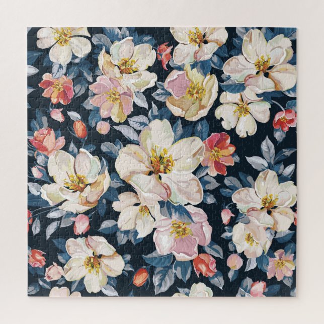Blossoming Apple Tree Elegance Pattern Jigsaw Puzzle (Vertical)