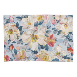 Blossoming apple tree, elegance pattern. pillowcase