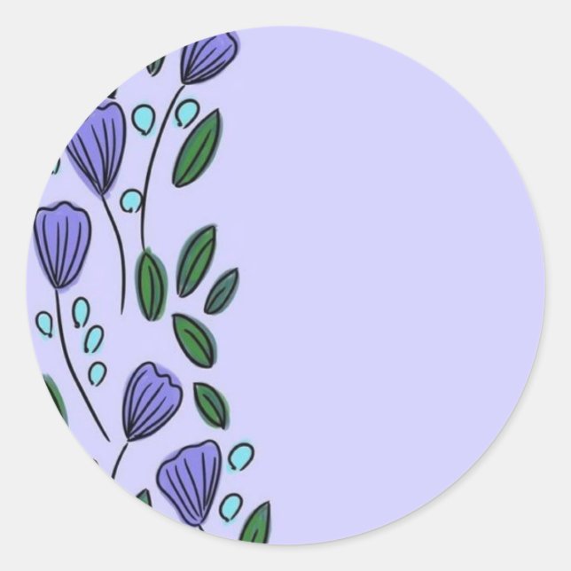 "Blossoming Beauties: Floral Sticker Collection" (Front)